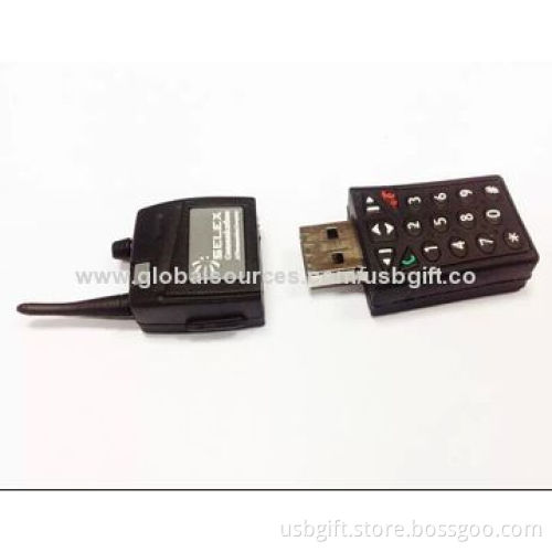 USB Memory, 8GB, Custom Interphone Shape, Promotional Gift